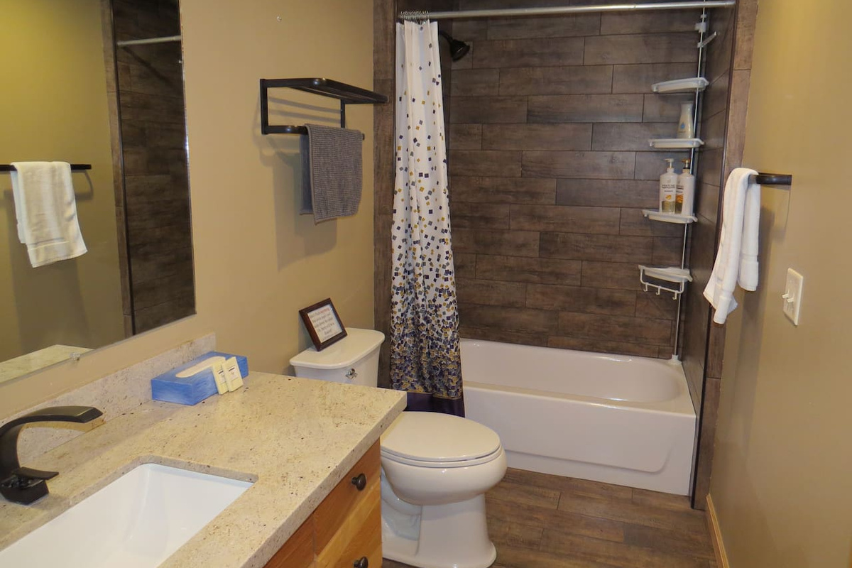 Basement bathroom