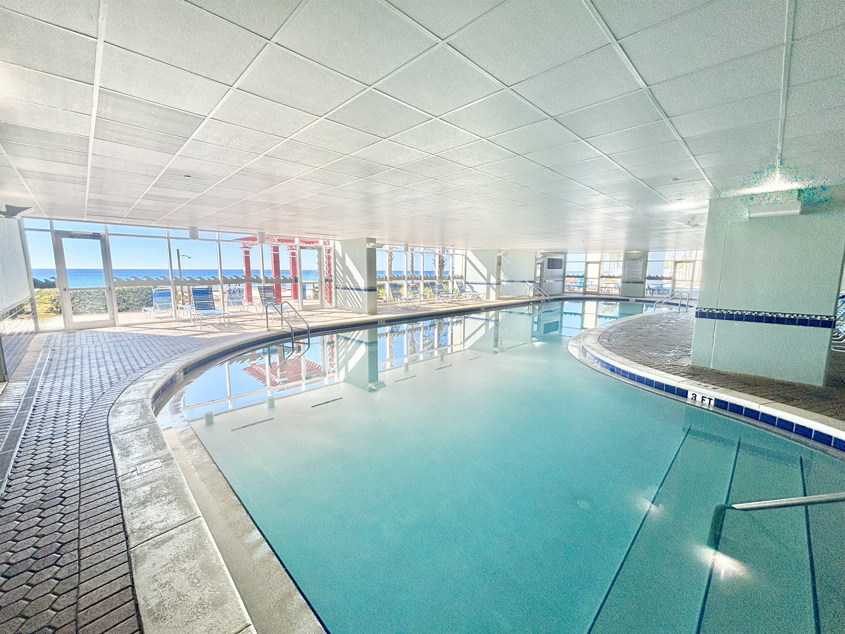 Heated indoor pool available!