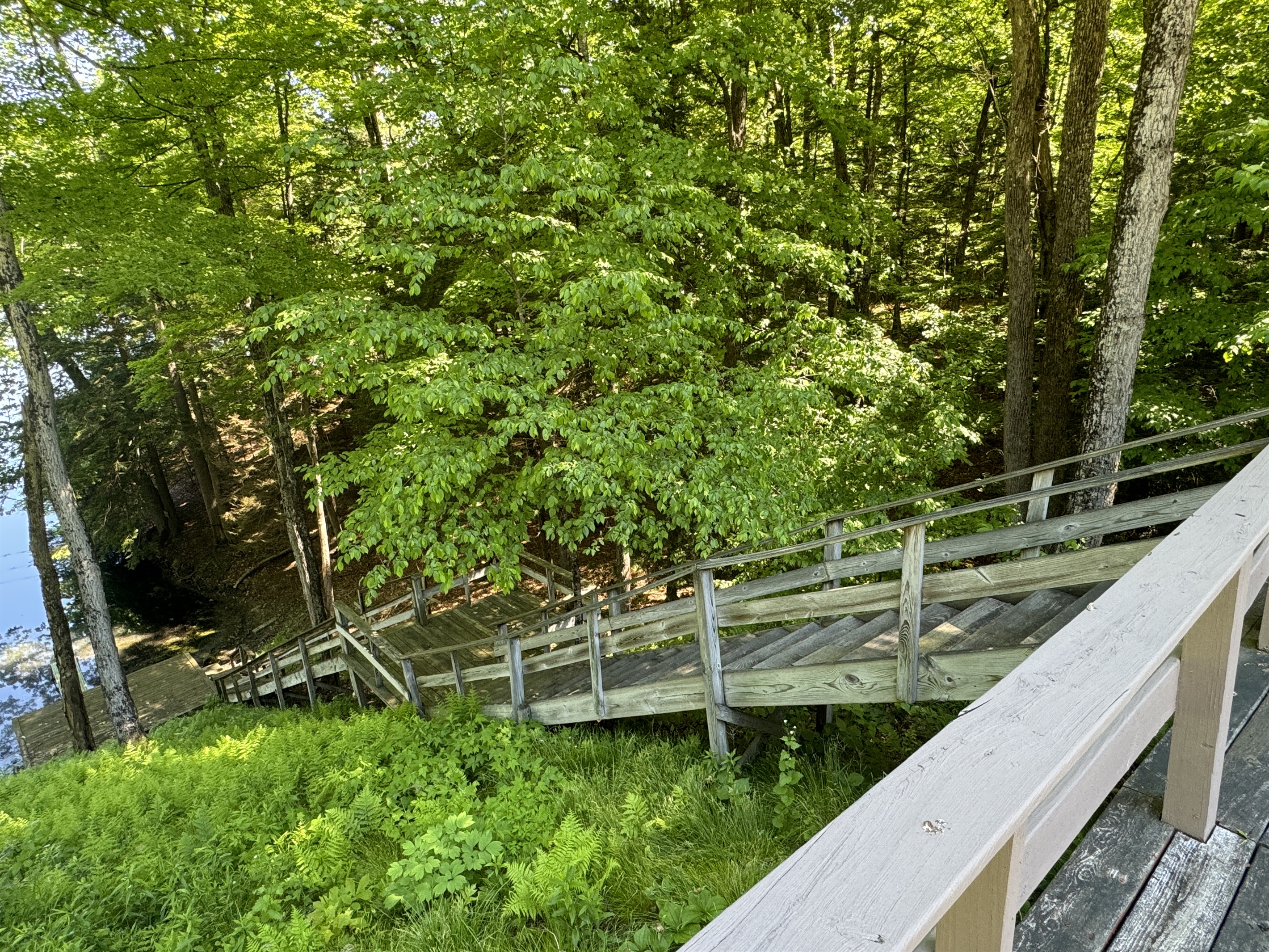 Stairs to the waterfront