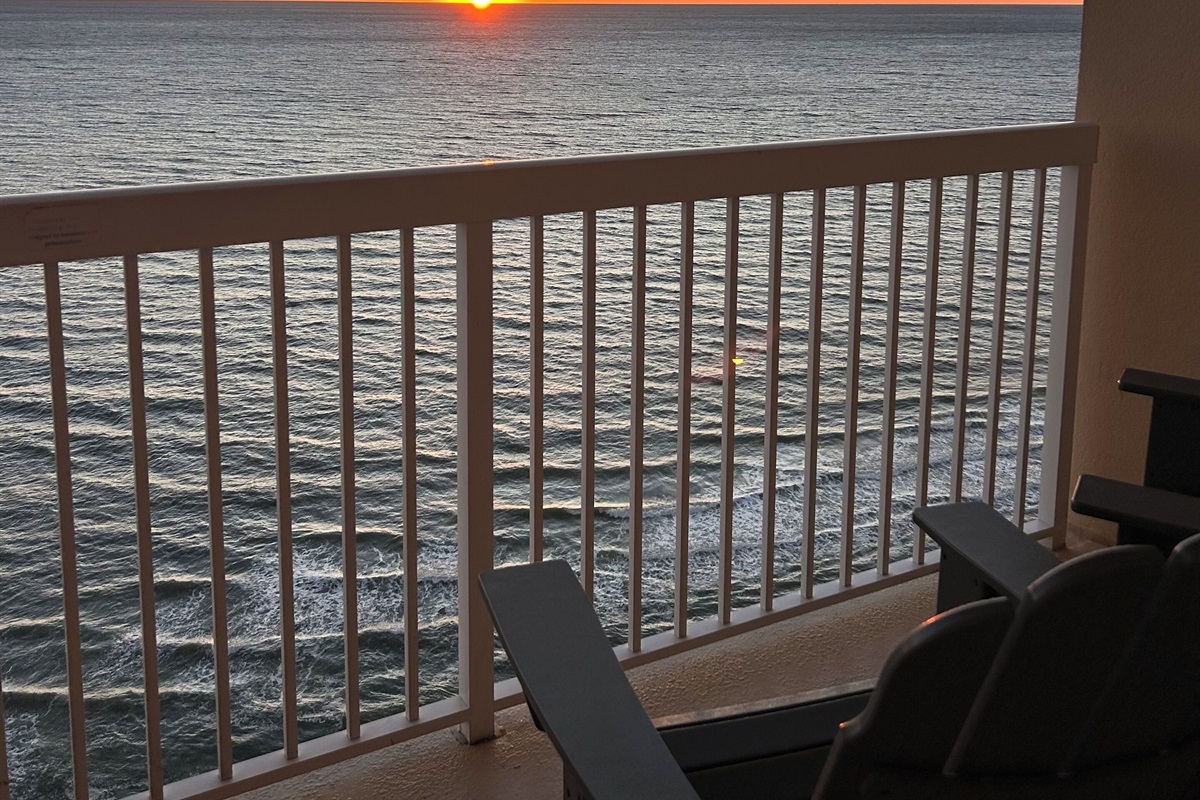 View from our Balcony
