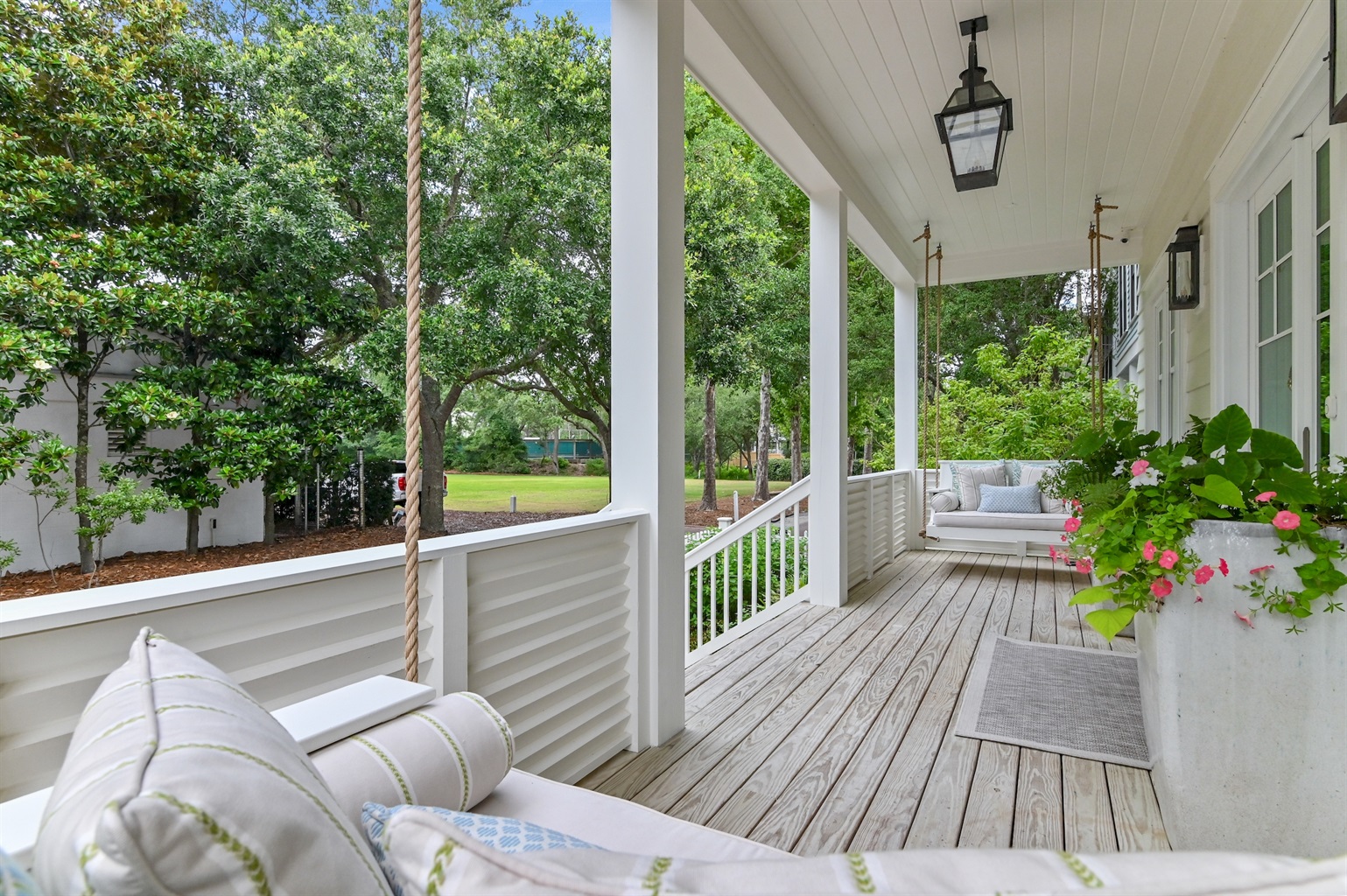 Relax on your stunning front porch.