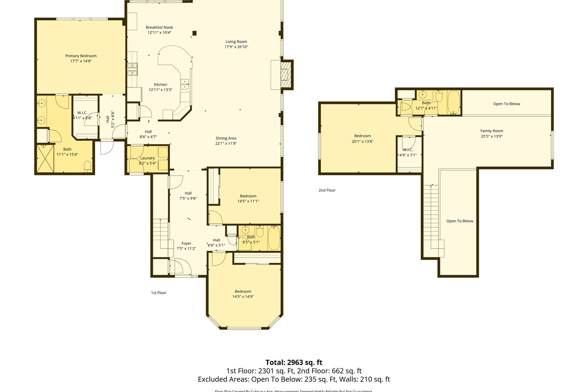 Split floor plan for maximum privacy. Two levels, 2,950 sqft/274 sqm of luxury space!