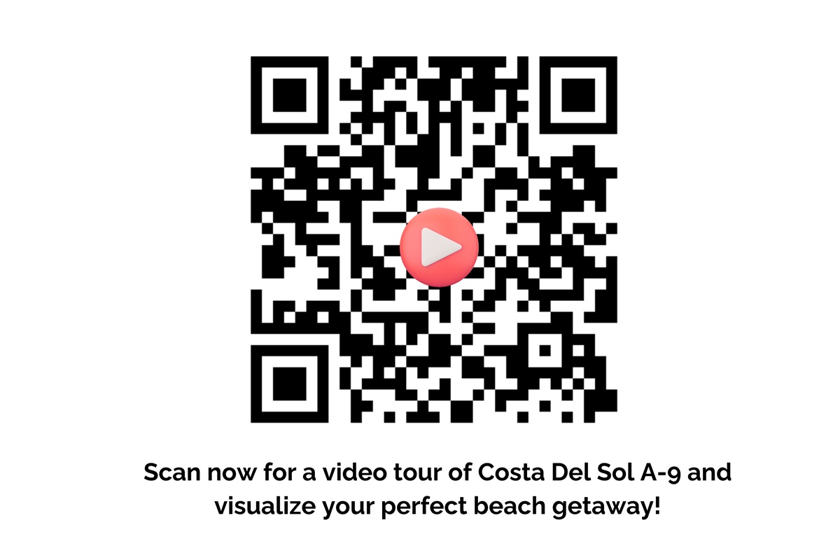 Scan this QR code for a video walkthrough of Costa Del Sol A-9.