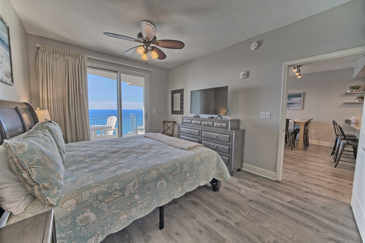 Primary BR w/ View into dinning area