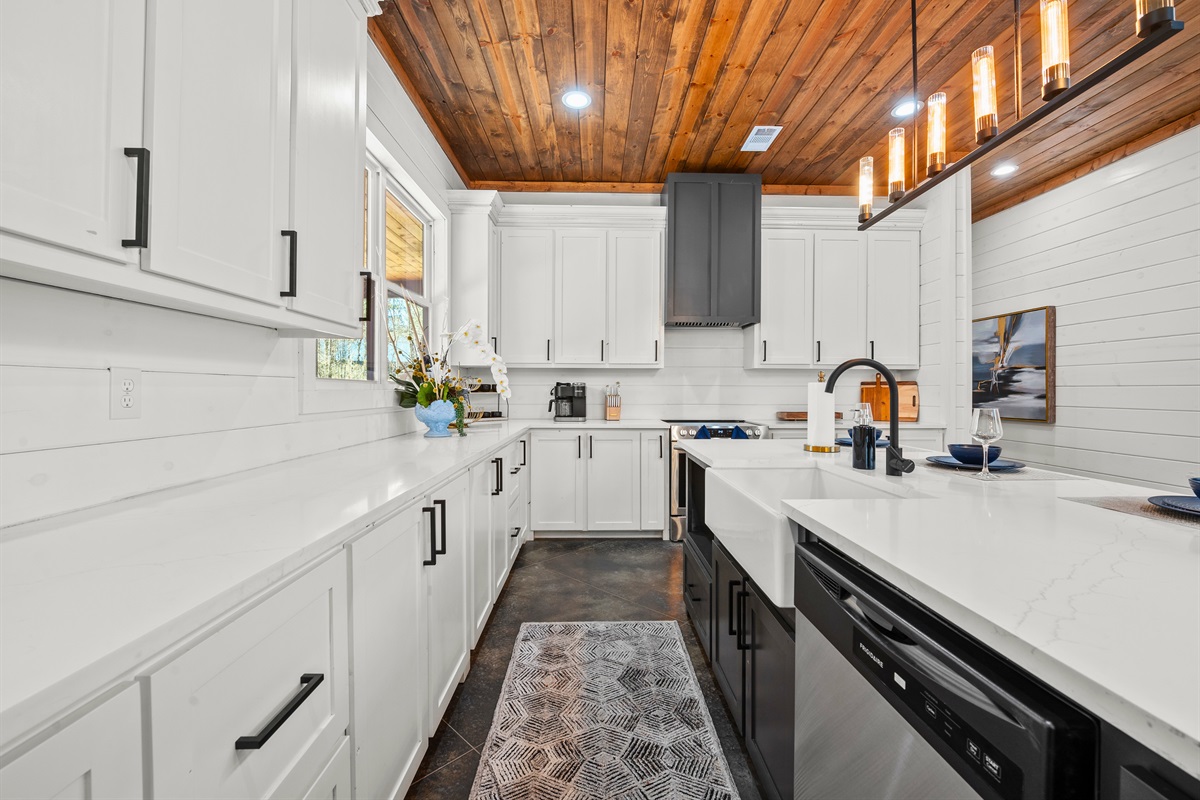 A sleek and stylish kitchen with modern finishes and everything you need for effortless cooking and entertaining.