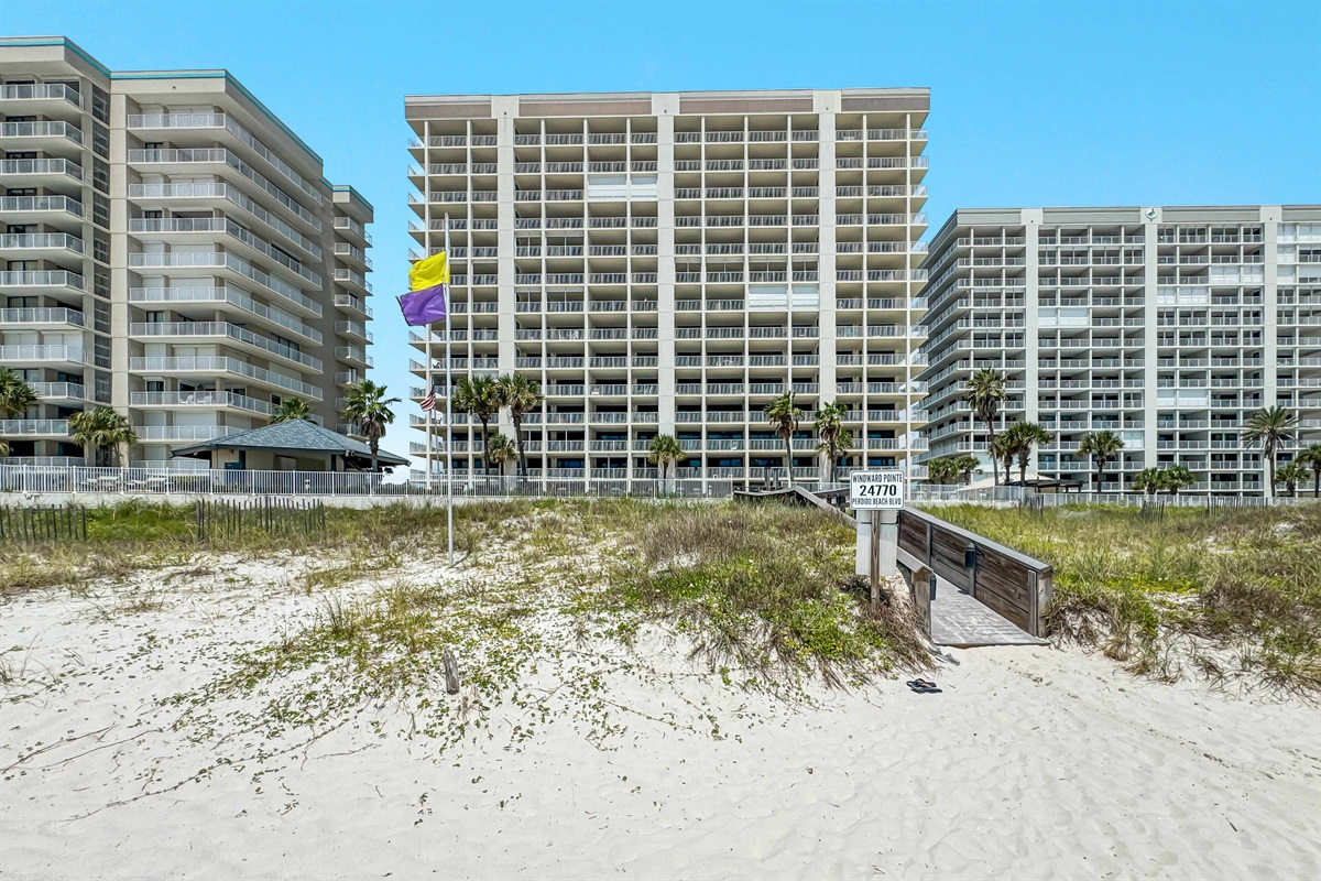 Experience the thrill of waking up to the ocean steps from your condo. This beachfront building is your gateway to the perfect vacation.