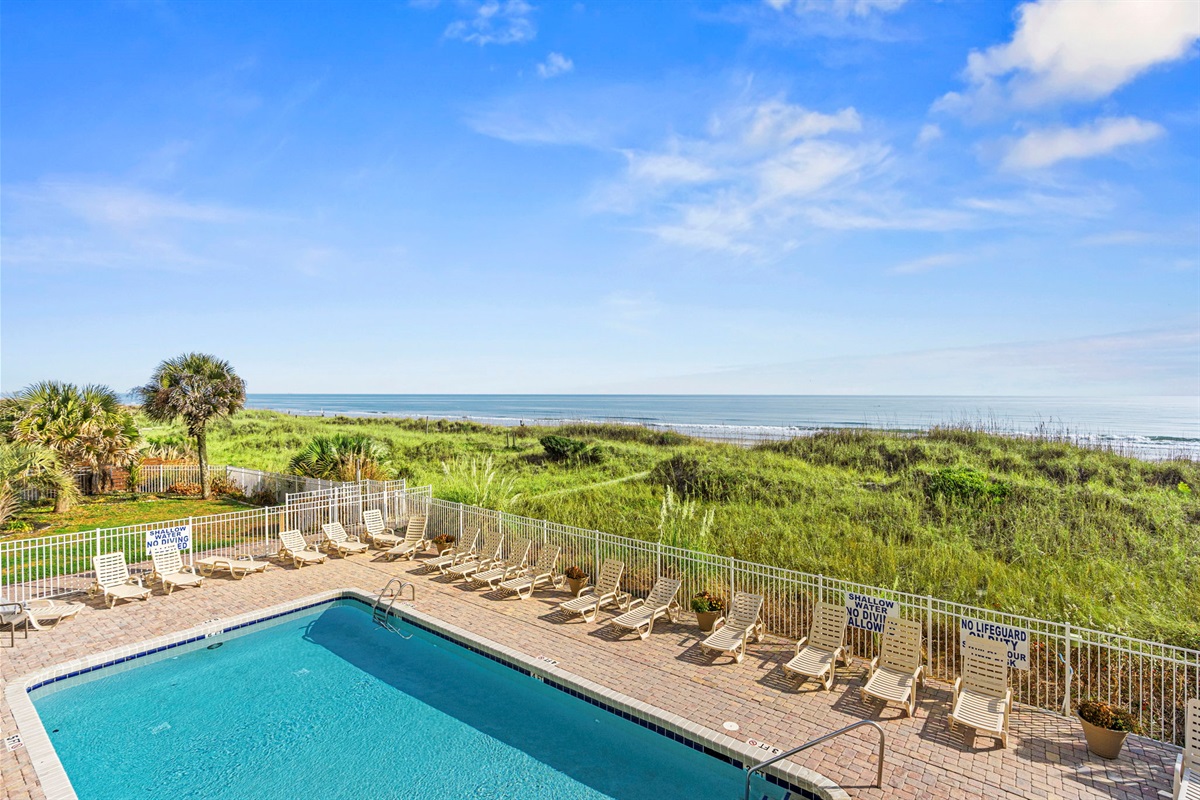 Pool and beach