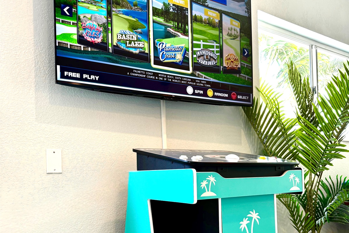 Challenge your friends and family to a round on Golden Tee