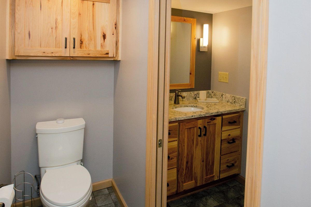 Bathroom 3 in Hall between Bed 3 & 4  (not shown is full shower & 1st vanity)