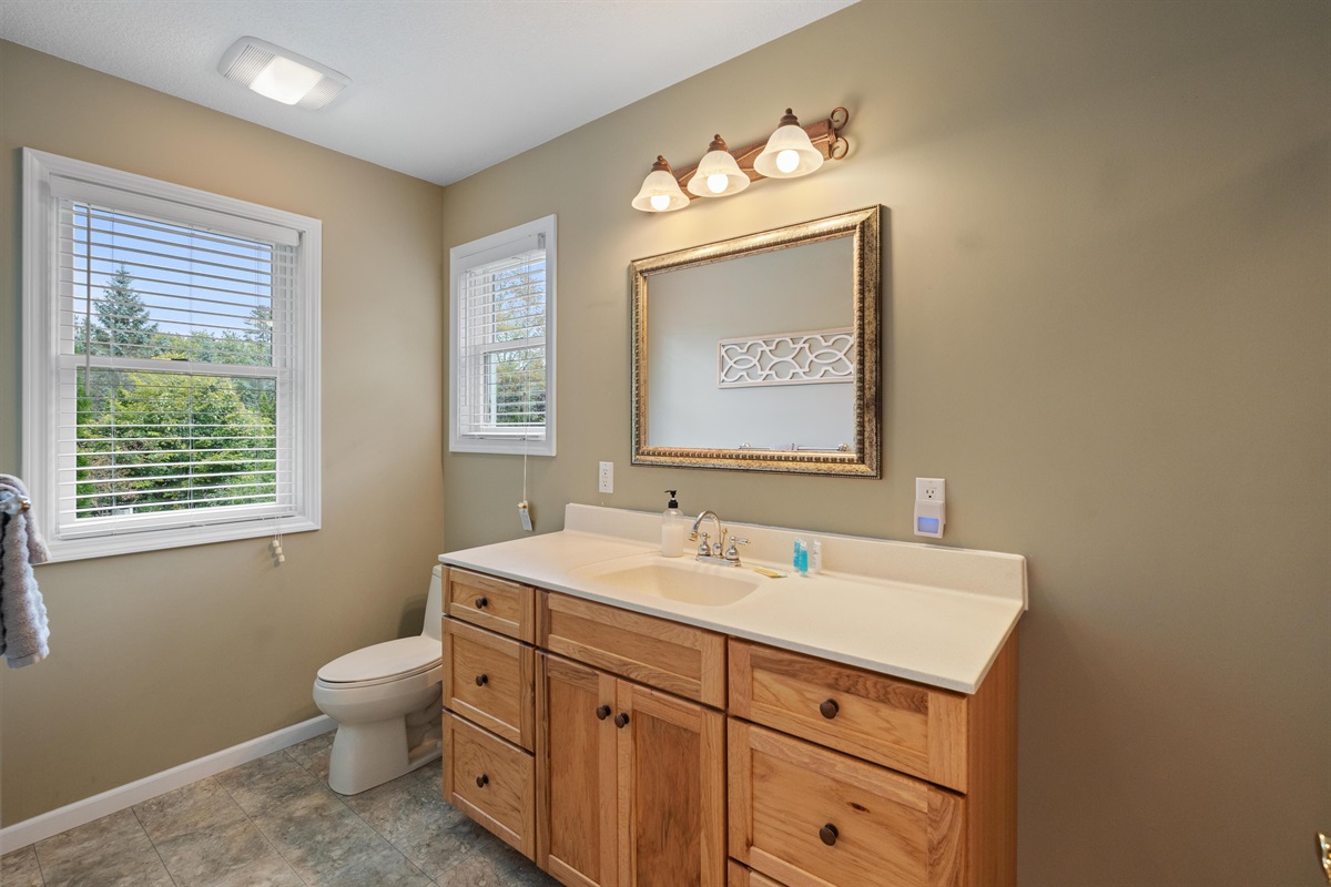 Second floor queen suite bathroom