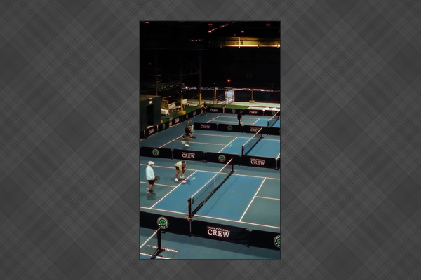 Walk to 18 pickleball courts at Tampa Pickleball Crew.  Balls and paddles supplied with court rental.
