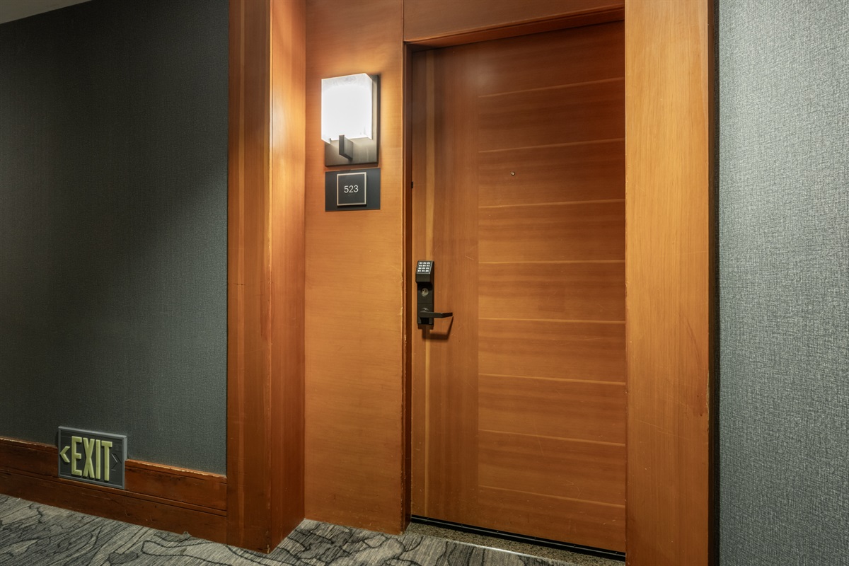 This single-level condo with step free access offers easy access with elevator service, nearby accessible parking, and a thoughtful layout that minimizes stairs.