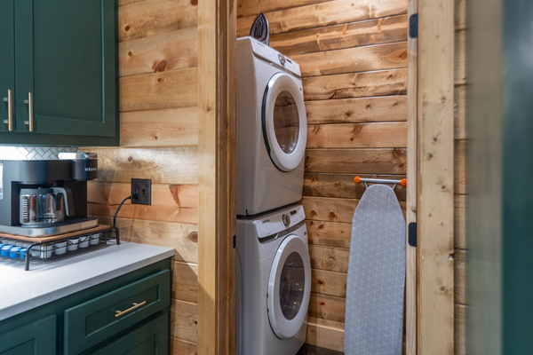 Pack light with the convenience of in-cabin laundry