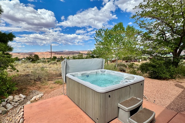 Private Hot Tub with Views