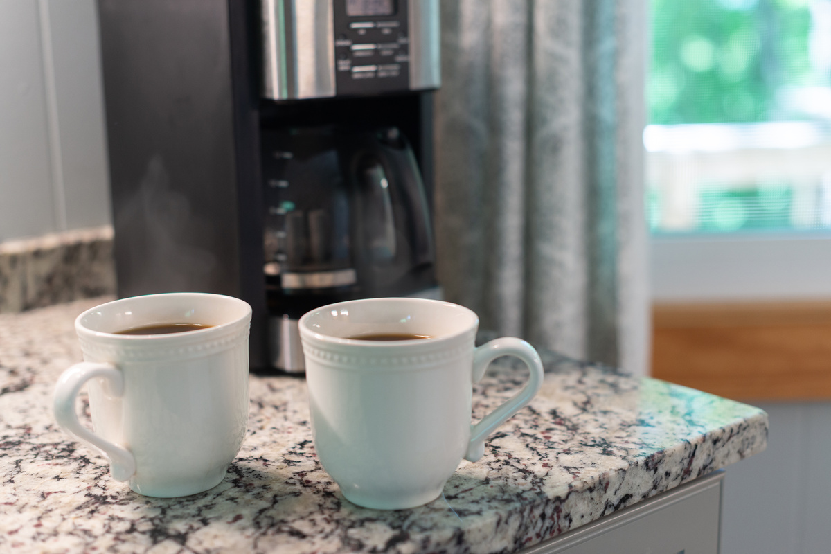 Regular, full-sized coffee maker