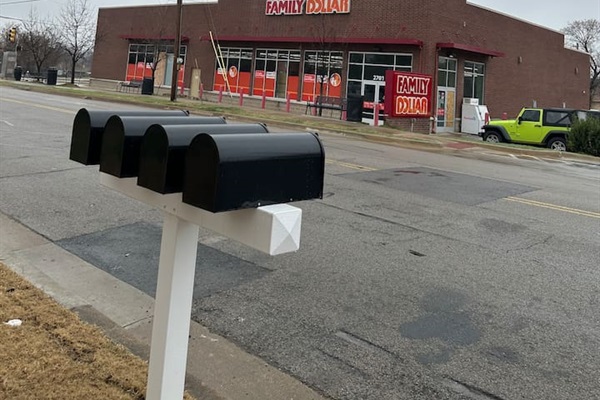 Family dollar right across the street of our home for your convenience and needs!