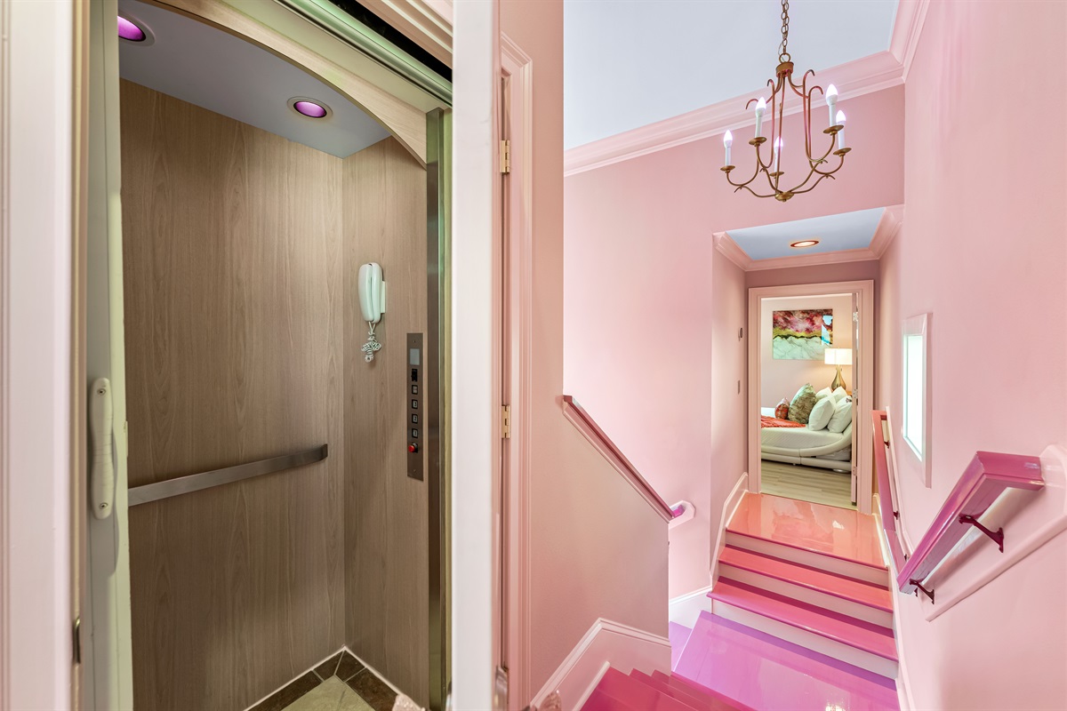 Elevator | Pictured from Third Floor | Access all Three Floors