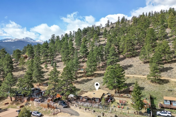 Perched above the pines with sweeping Rocky Mountain views.