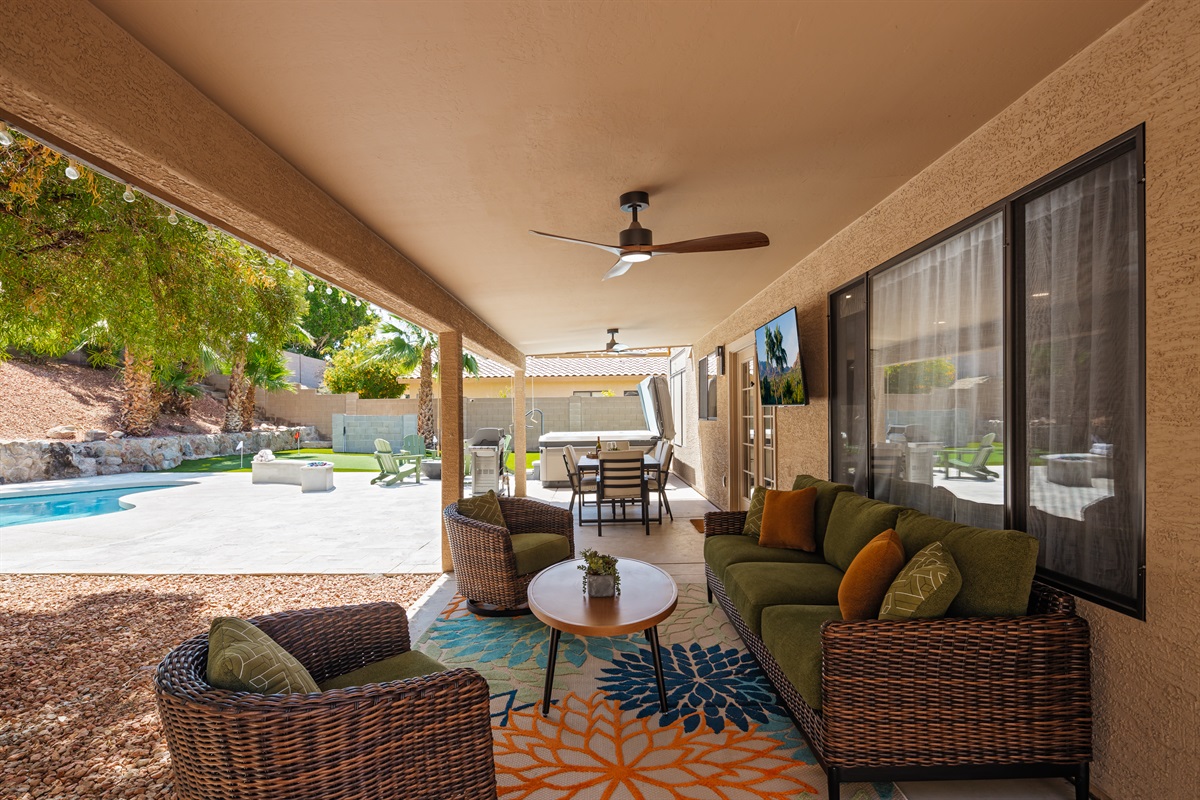 Large Covered Patio, New Smart TVs