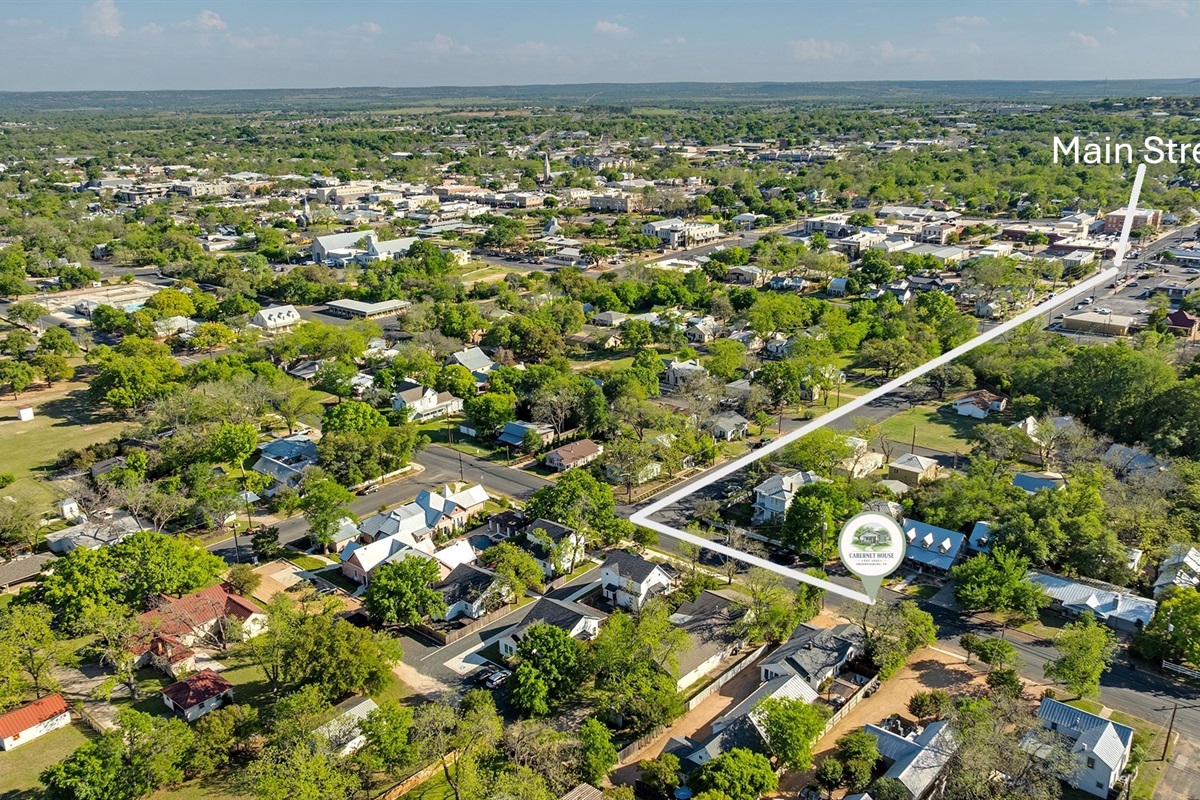 Just a 5 minute walk to Main Street.