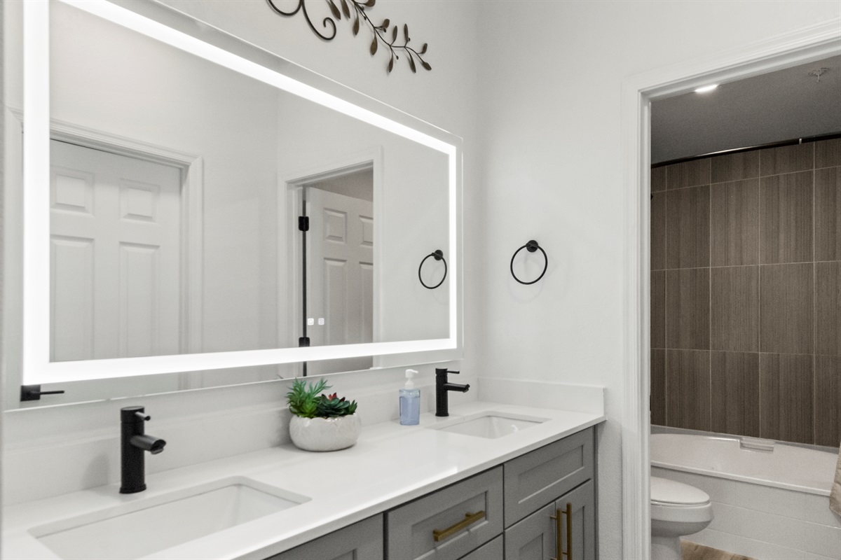 bathroom with fresh essentials