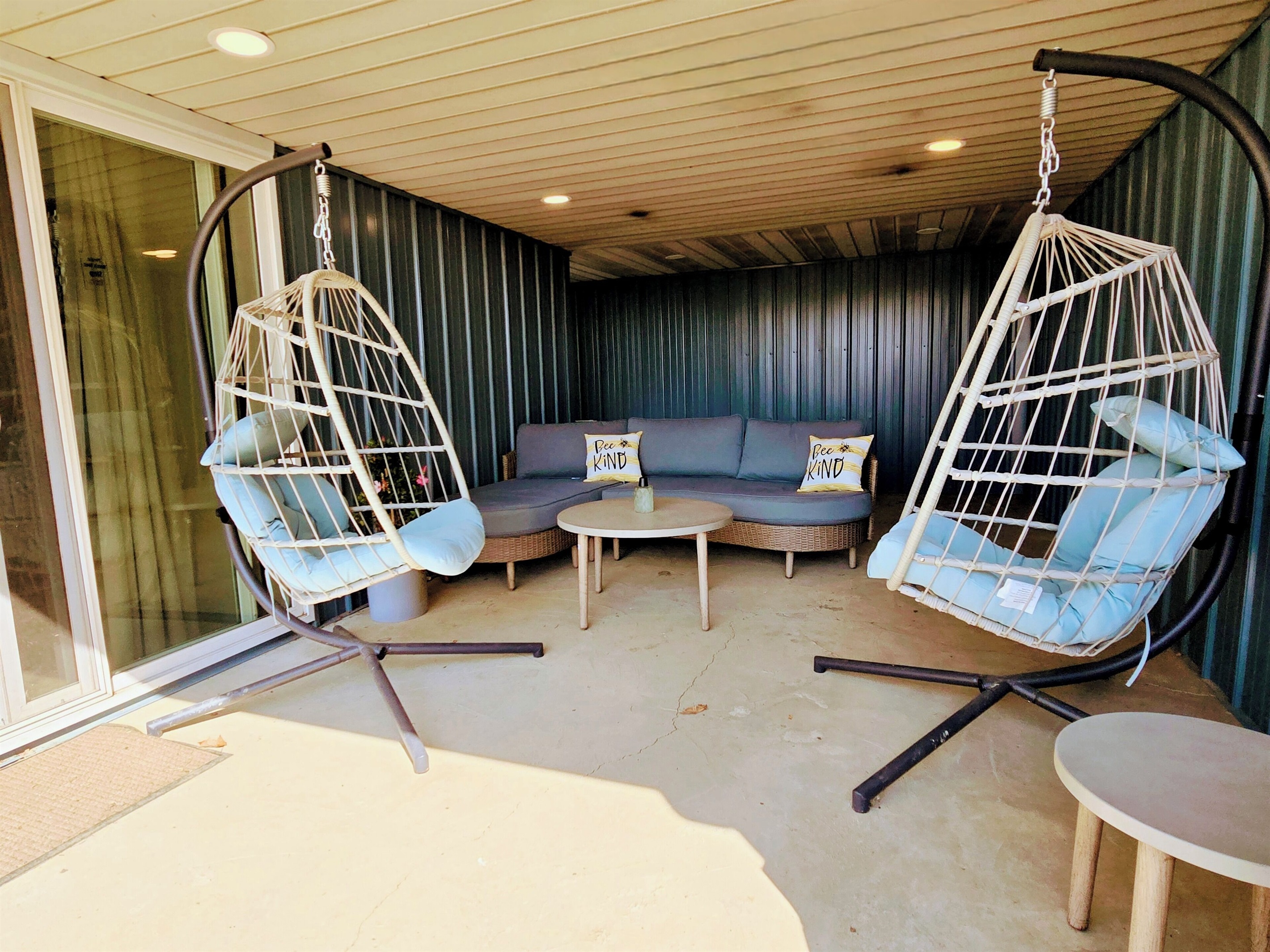 Because egg chairs are fun and comfortable