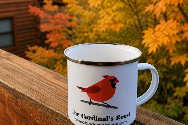 Have your morning coffee out on the deck while looking at mountains and foliage