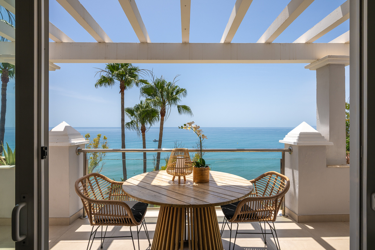 Terrace with sea view