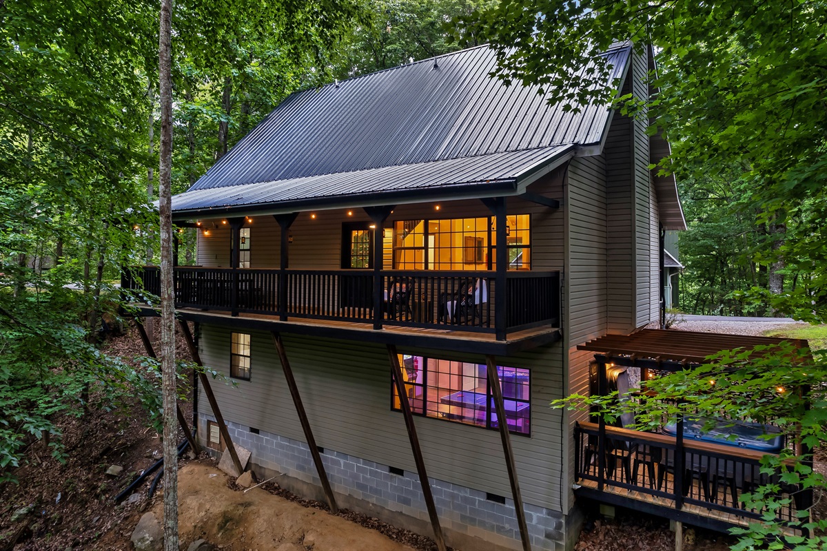 Surrounded by the forest, but a stone's throw away from downtown