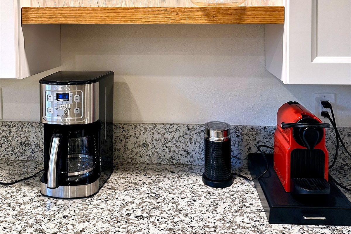 Plenty of glassware for those well deserved wine pours