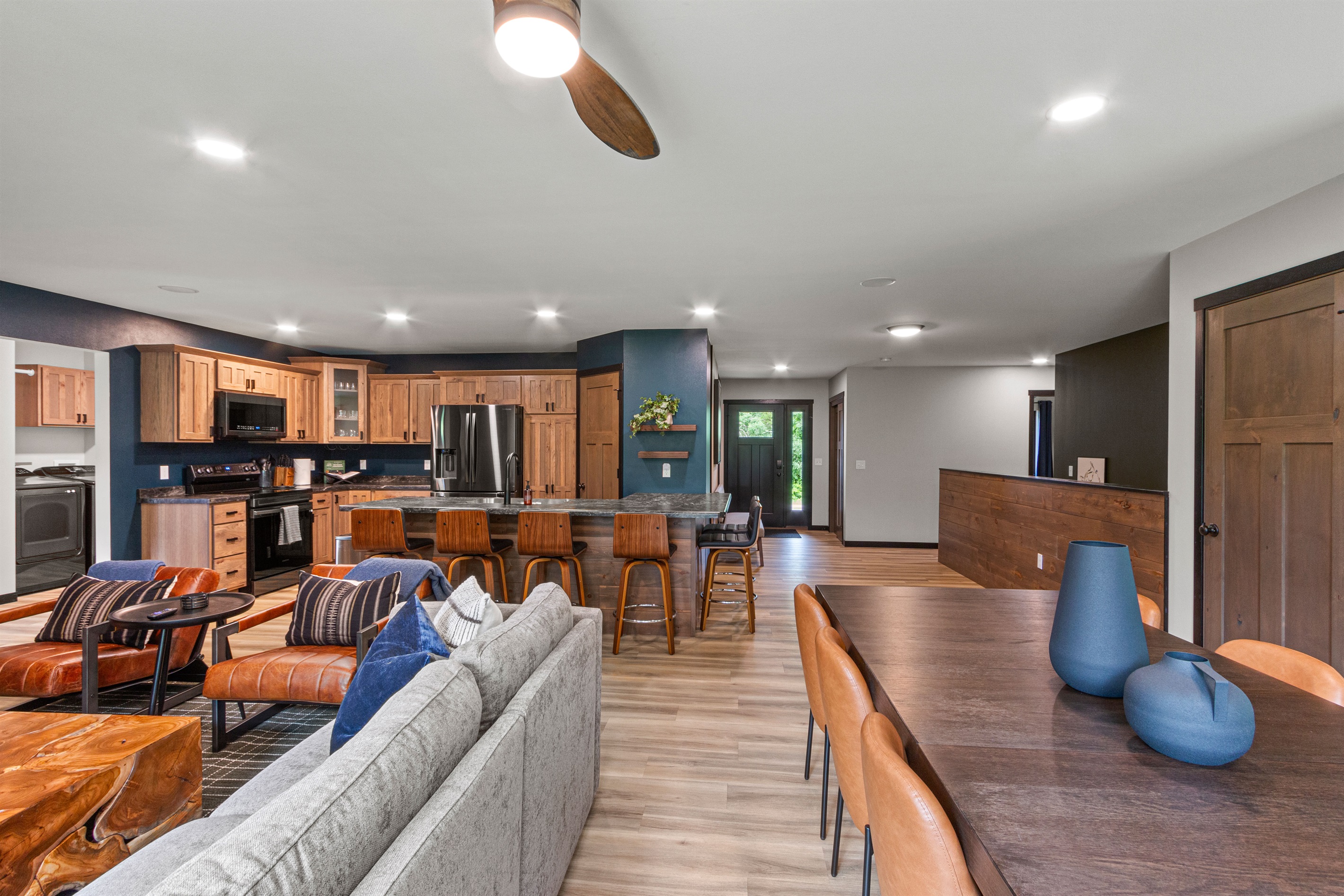 A wide-open space to gather, cook, eat, and unwind - because the best part of the trip is hanging together