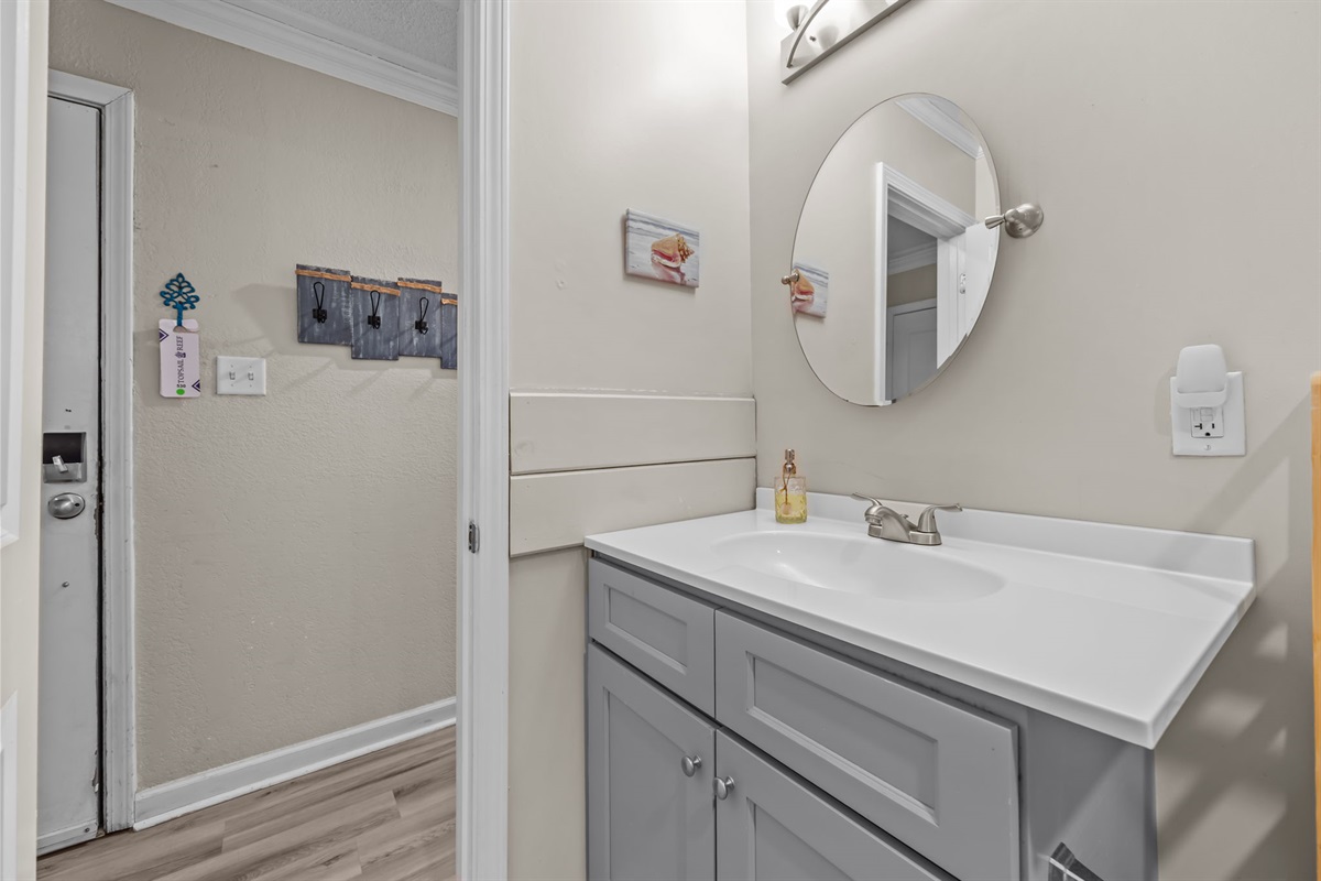 Clean bathroom