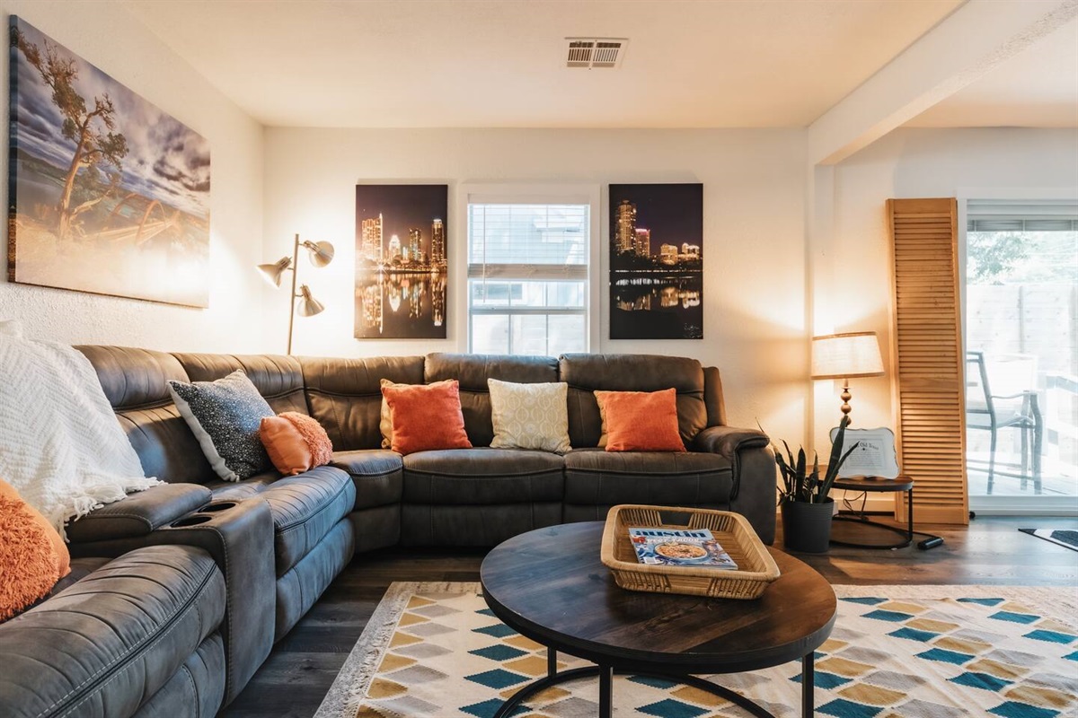 Living room with recliner Sofa