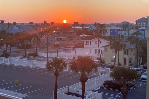 Sunrise from Balcony over John's Pass