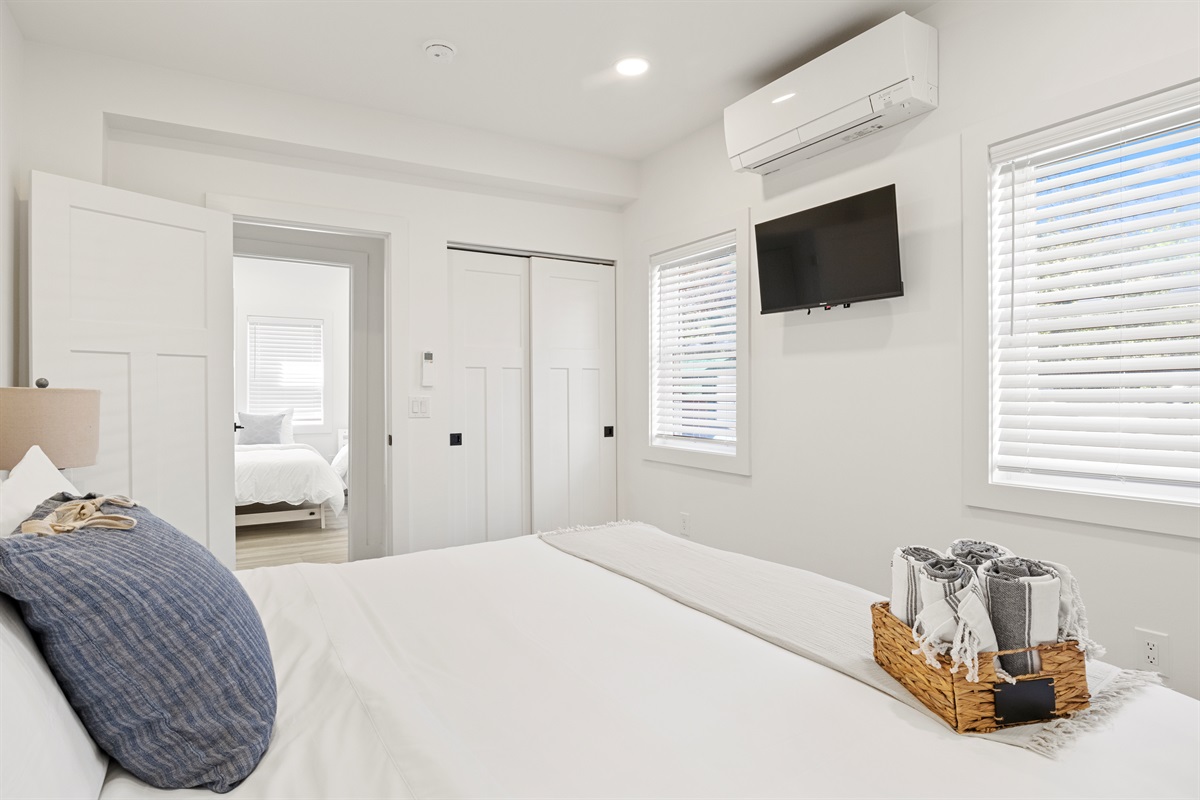 Bedroom #1 King Size Bed w/ Smart TV