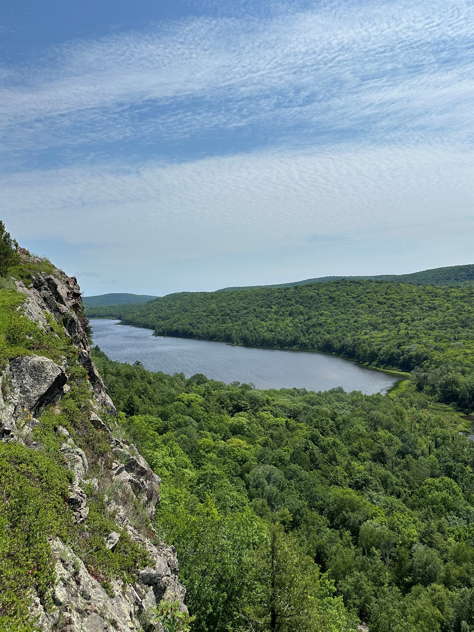 An easy 1 hour day-trip from the chalet, past views of lake superior and up the mountain, then an easy hike up the trail leads to incredible views of the Lake of the Clouds.
