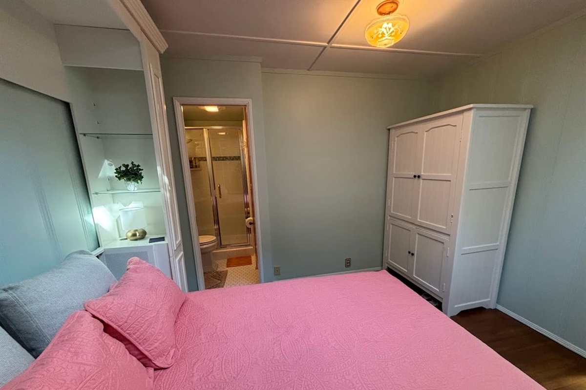 Bedroom with en suite bathroom.