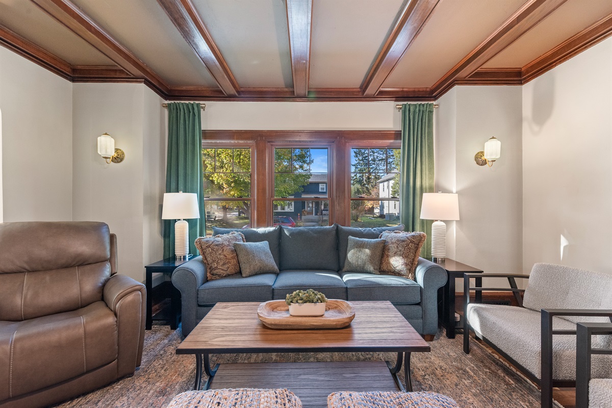 Room for everyone to pull up a seat by the fire.