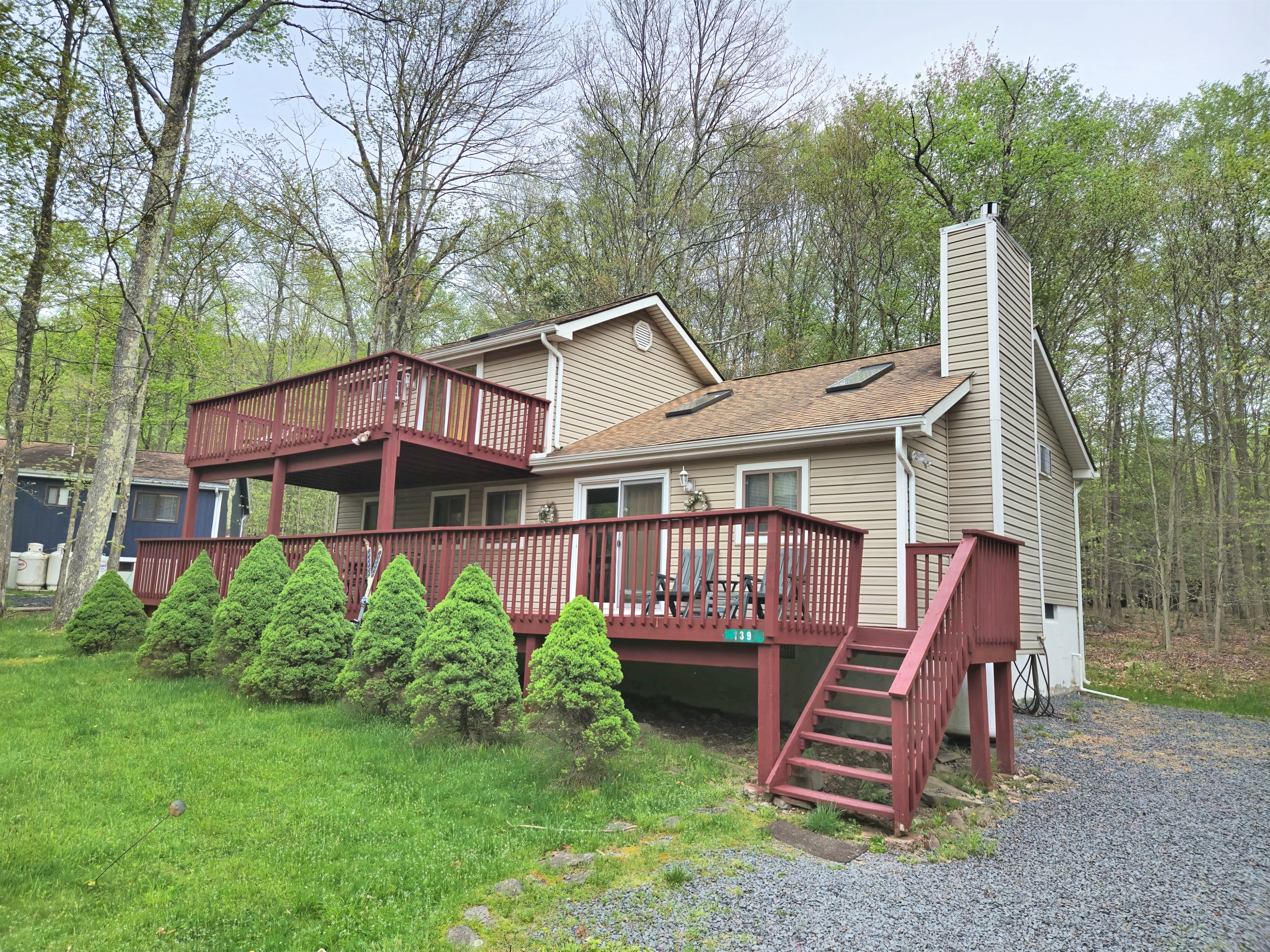 Pocono Lake rental - View of the house