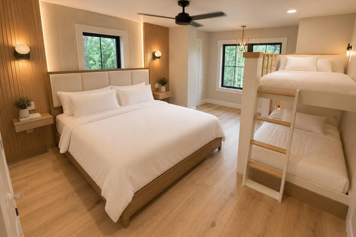 Upstairs family bedroom