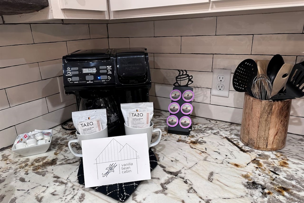 Good morning and welcome to Vanilla Bean!  We're glad you are here and have it YOUR way, regular coffee or Keurig!!