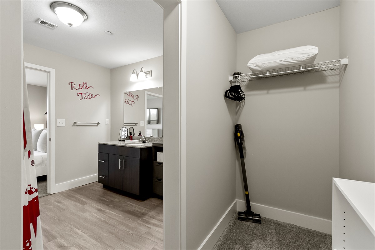 Master Full Bathroom 1 and Closet