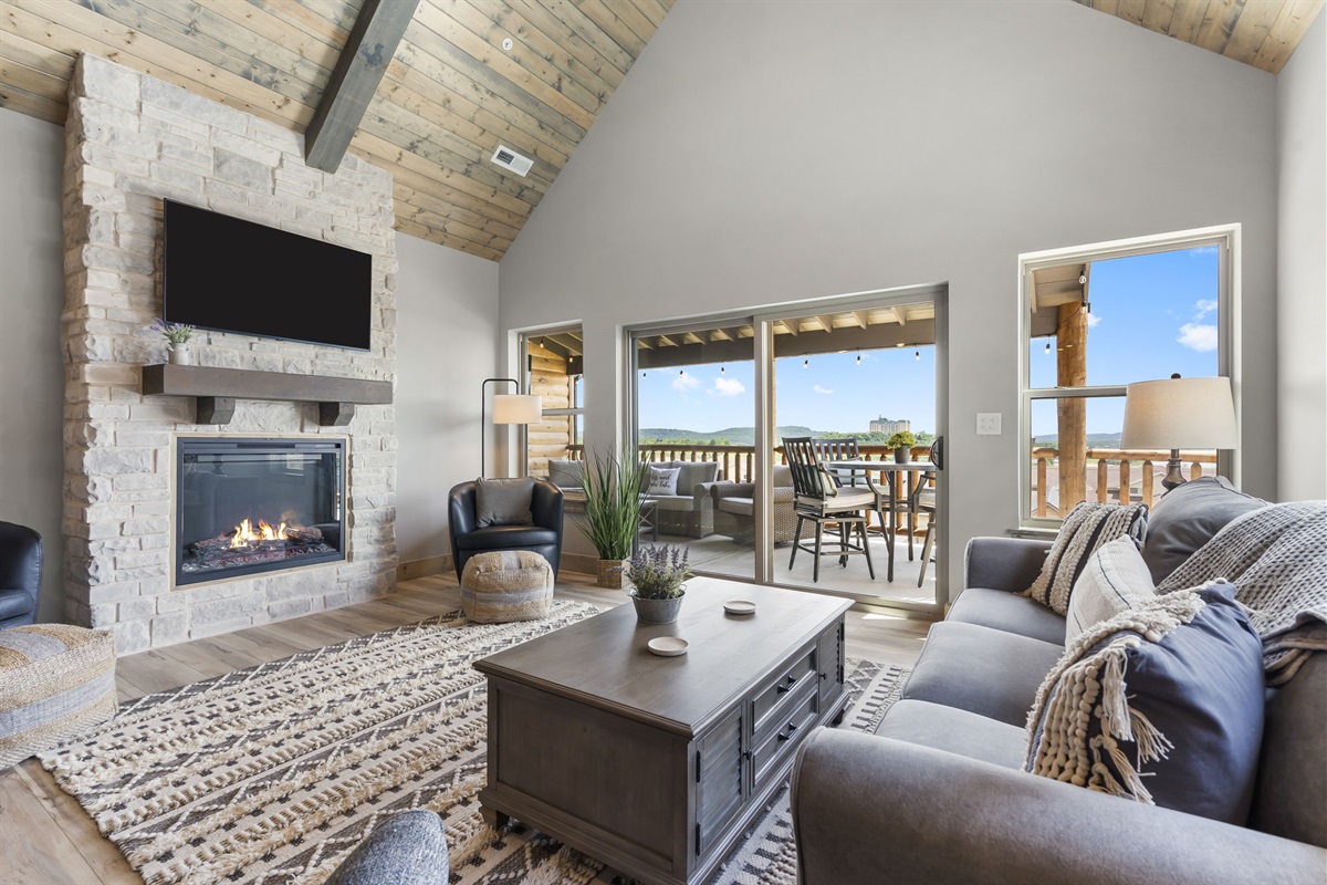 Plenty of space to stretch out in the living room