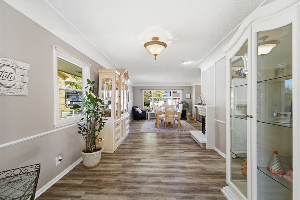 Functional layout for the whole family to enjoy gathering together and having enough room for individual space.