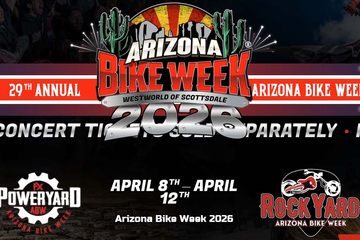 AZ Bike Week 2026 April 9-12, 2026