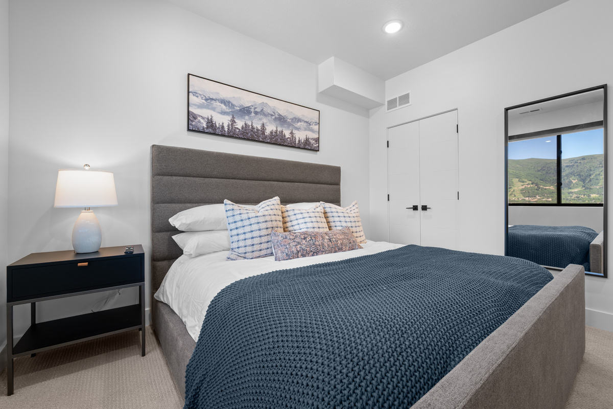 Comfortable king bedroom designed for restful nights.