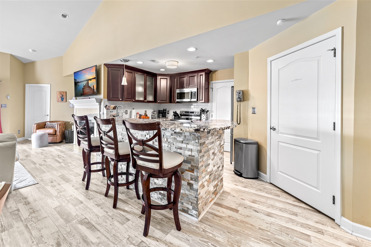 Kitchen for you to cook your meals if you would like