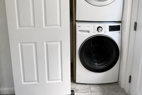 Washer and dryer available for guest use