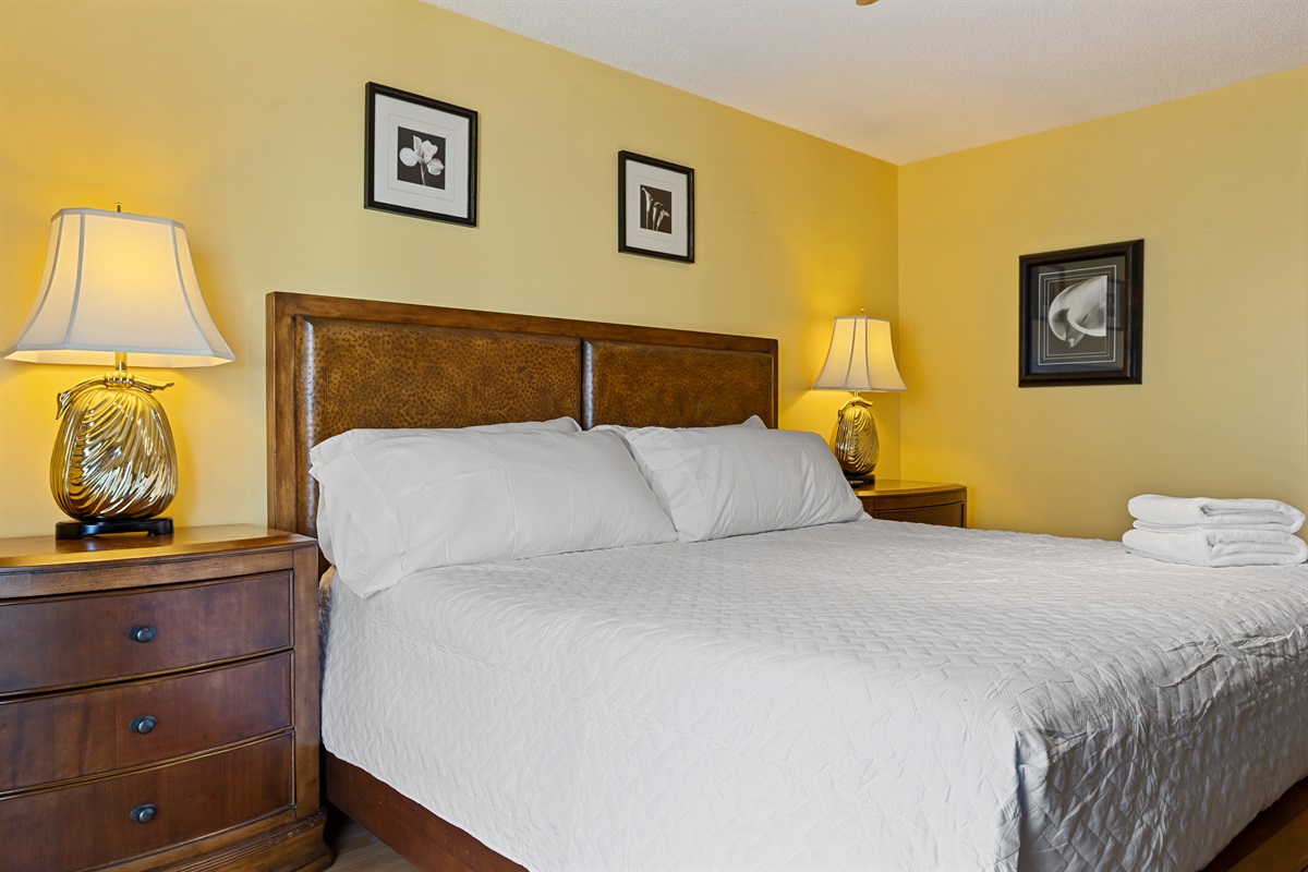 Bed linens provided