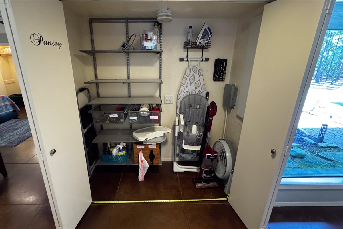 Pantry has everything you need.